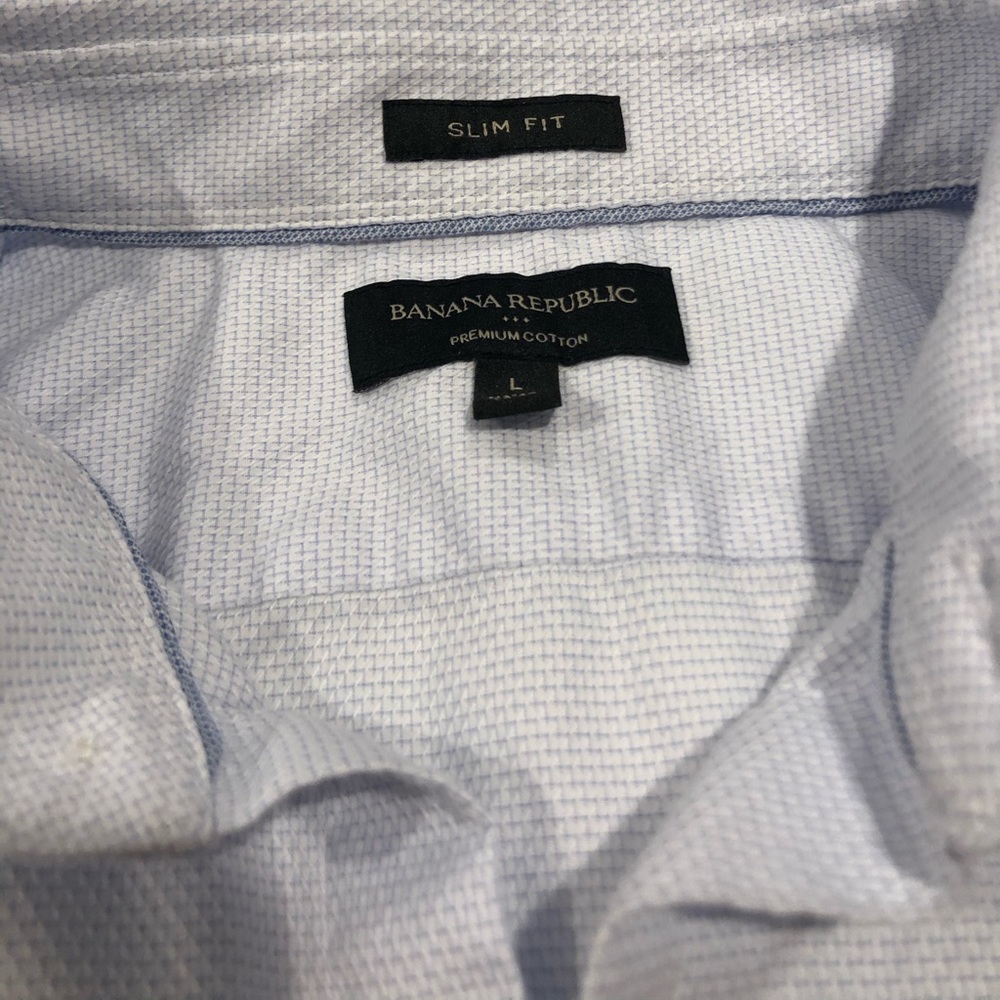 Assorted Men’s Large Slim Fit Dress Shirts